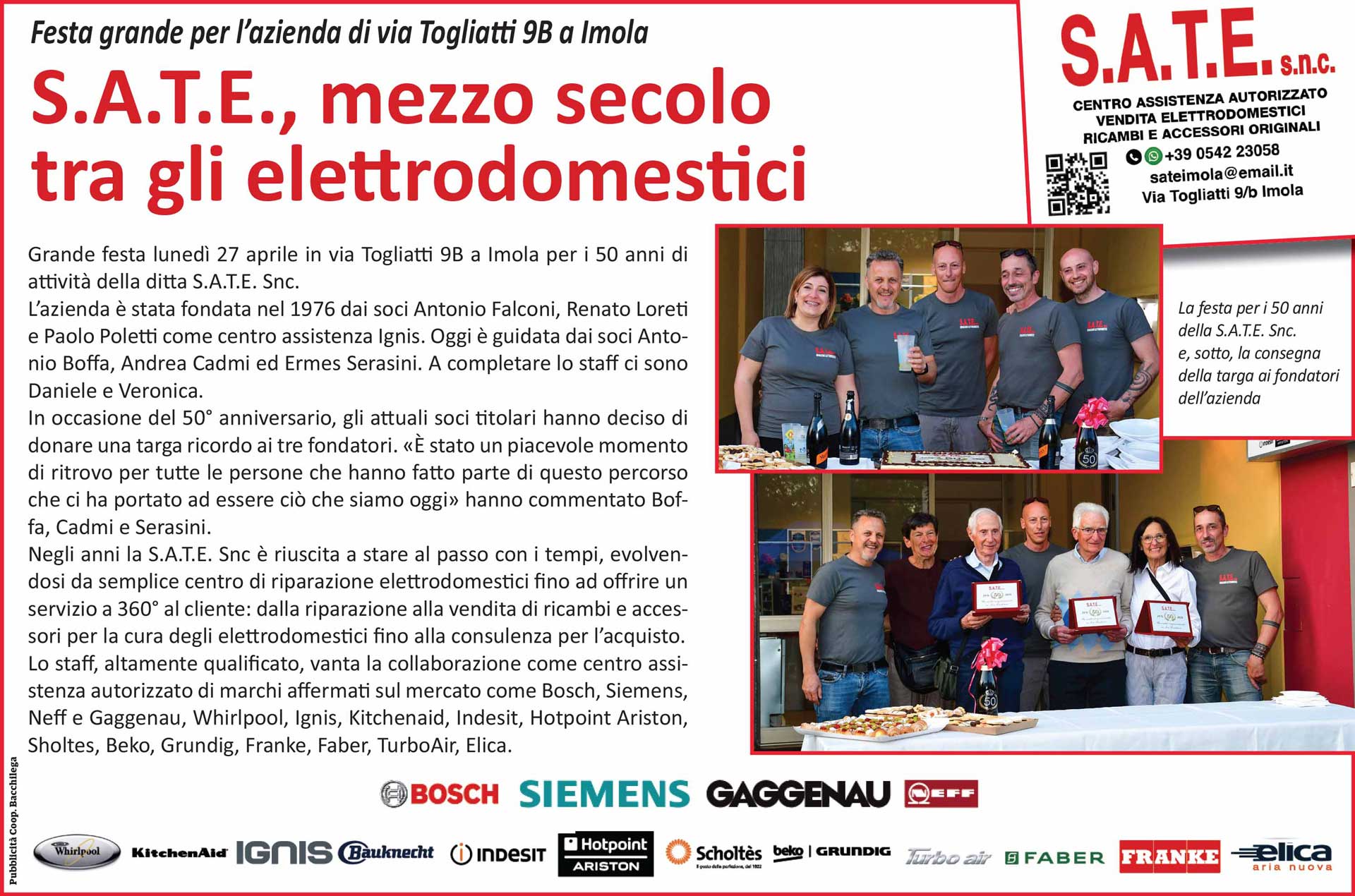 Dicono di noi in occasione del 50°